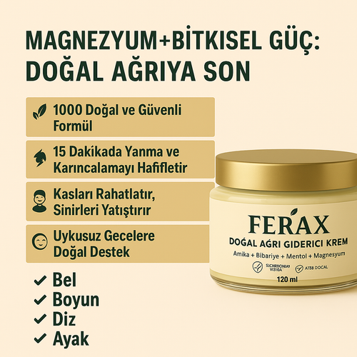 Ferax Doğal Mucize Ağrı Kremi 120ml