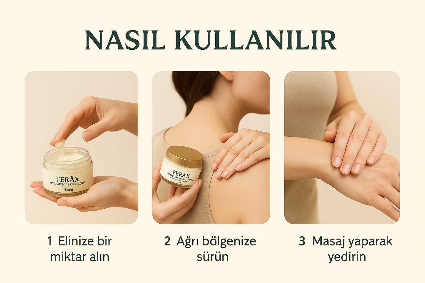 Ferax Doğal Mucize Ağrı Kremi 120ml